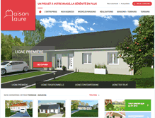 Tablet Screenshot of constructeur-maison-laure.fr